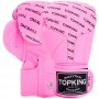 Top King "Full Impact Single Tone" Боксерские Перчатки Тайский Бокс Pink